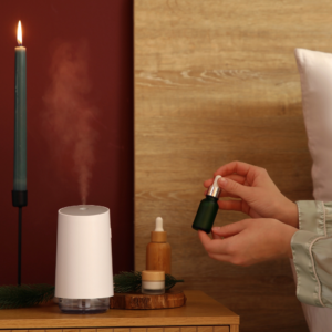 寝室にアロマ