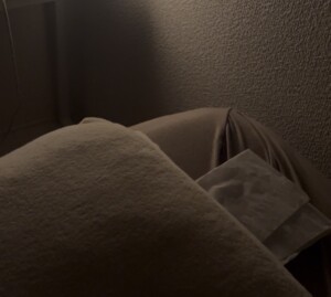 ティッシュに精油垂らして枕元に